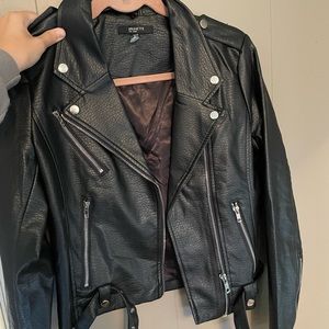 Brunette the label leather jacket